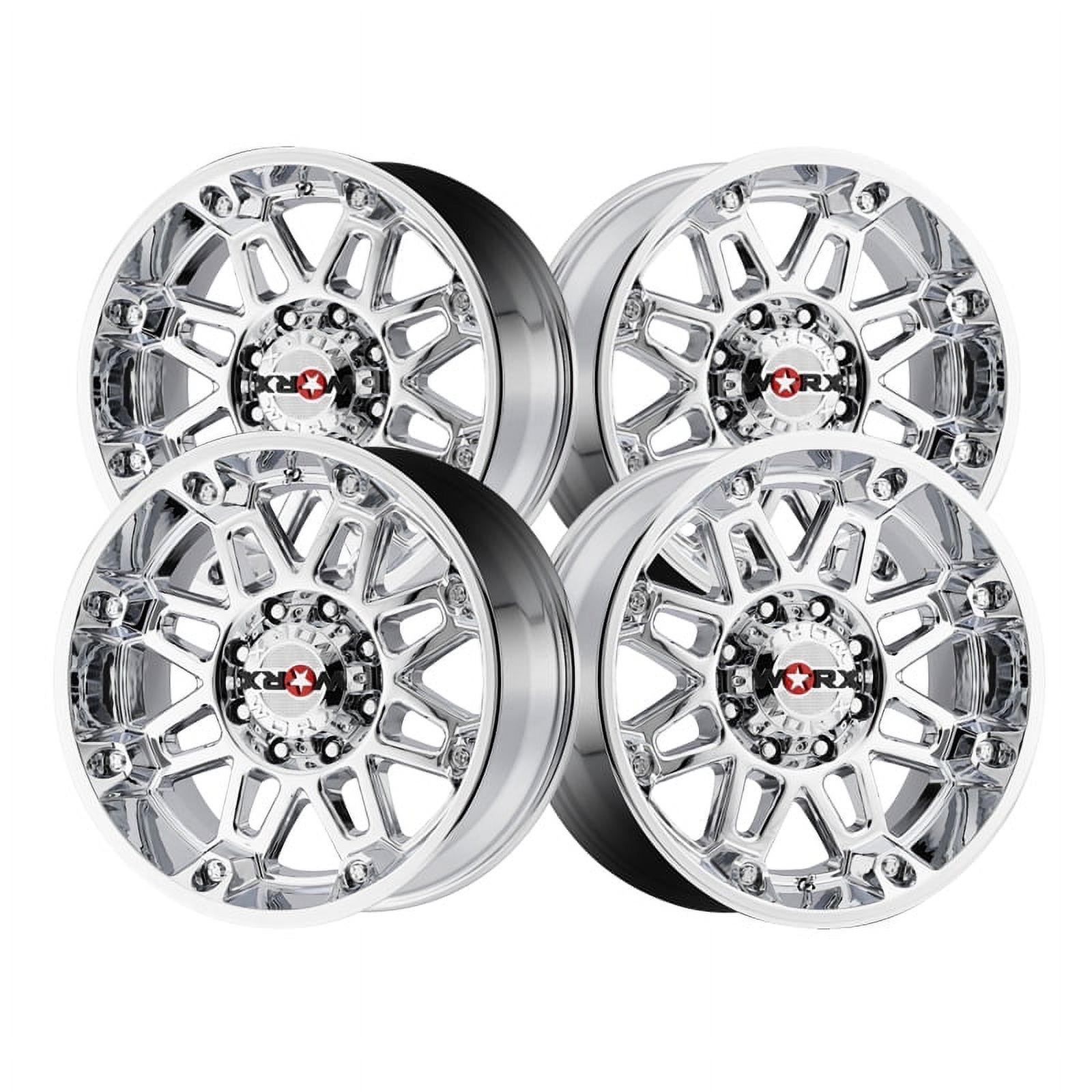 Worx - Brandclub - 20x9 Worx 811C Conquest Chrome Wheel 8x170 (18mm)