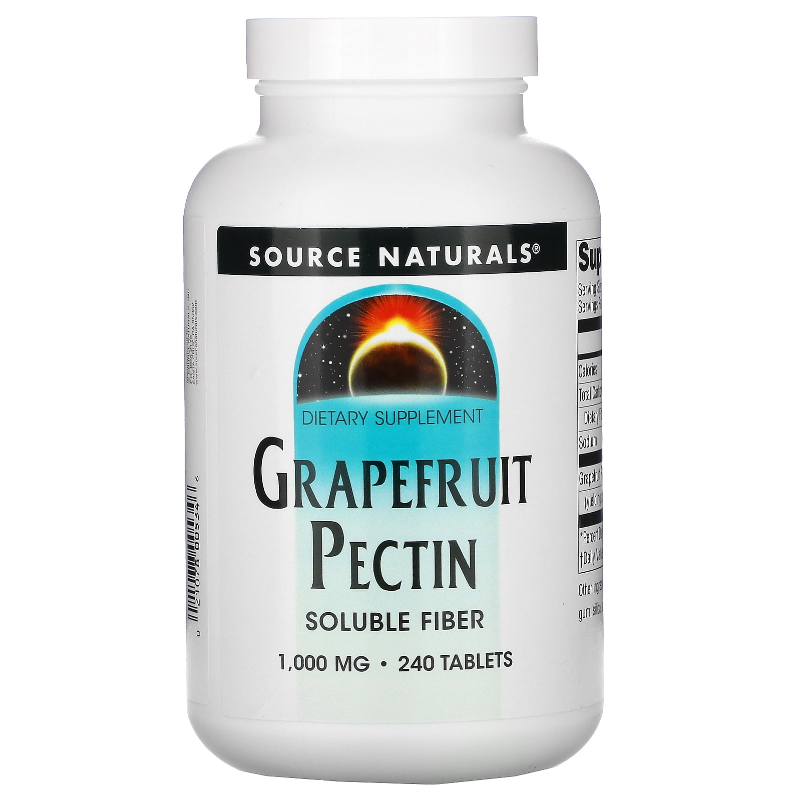 Source Naturals Source Naturals Grapefruit Pectin, 240 ea