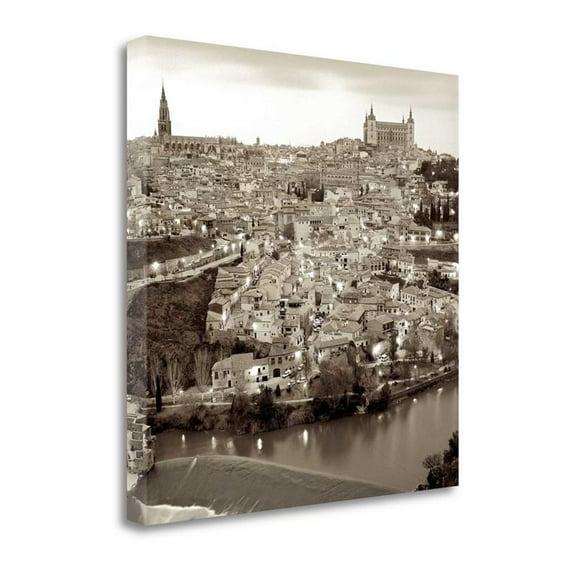 35" x 35" Toledo - 1 By Alan Blaustein - Print on Canvas Fabric Multi-Color