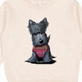 thumbnail image 3 of Inktastic Scottie Dog in Plaid Toddler Sweatshirt, 3 of 4