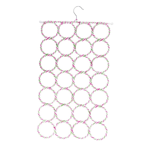 Porte-foulard Organiseur de Foulard Support pour Garde-Robe Placard 28 Cercles