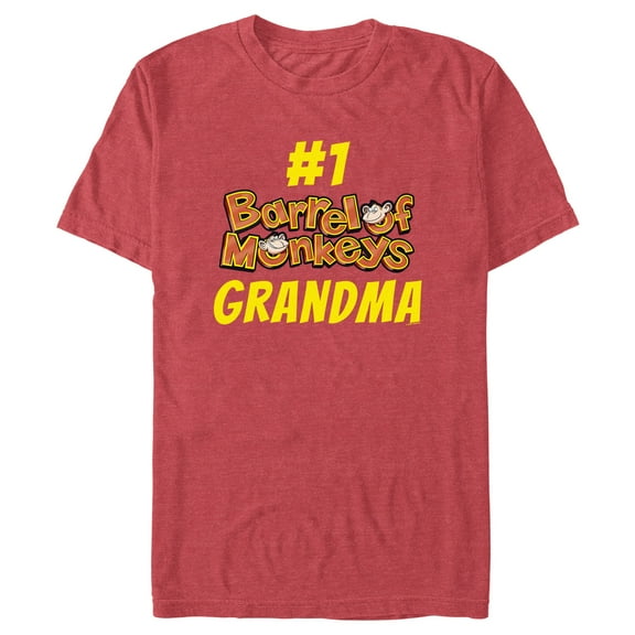 Men's Barrel of Monkeys #1 Grandma  Graphic T-Shirt