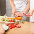 thumbnail image 4 of MLINS 4pcs Spiral Slicer for Kitchen Stainless Steel Vegetable Cutter with Safe Grip, 4 of 8