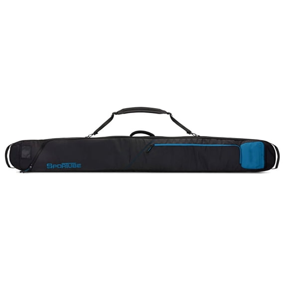 Sportube Traveler Lightweight Fully Padded Single Pair Ski Bag w/ Storage Pocket