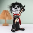 thumbnail image 2 of Jindong Halloween Rotating Skeleton Decor Motorized Display with Glowing Red Sound Effects Halloween House Prop (Battery Required), 2 of 5