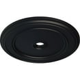 thumbnail image 3 of 41 1/8"OD x 4"ID x 2 1/8"P Classic Ceiling Medallion (Fits Canopies up to 5 1/2"), Hand-Painted Steel Gray, 3 of 6