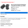 thumbnail image 2 of Rear To Frame Sway Bar Bushing Kit - Compatible with 2006 GS300, 2 of 2