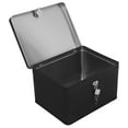 thumbnail image 3 of Miangastore Vintage Letter Paper Box with Lock Decorative Iron Box Square Tin Box Money Box Money Coin Bank Portable Lock Tin Box Small Lock Tin Box, 3 of 8