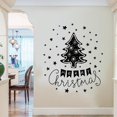 thumbnail image 4 of Star Christmas Tree With Stars Window Cling Stickers - Seasonal Christmas Window Decorations, 4 of 4