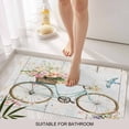 thumbnail image 3 of Vintage Floral Bicycle Door Mat&nbsp;Indoor Outdoor Entrance, Non Slip Rug for Kitchen Bathroom Entryway Rug, Spring Farmhouse Bird Wood Washable Doormat Floor Mat for Office Home Decor 20x31.5 Inch, 3 of 8