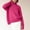 Hot Pink, variant on POROPL Pullover Sweaters for Women Long Sleeve High Neck Sweater Casual Oversized Knitted Size S-L