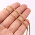 thumbnail image 2 of 16"-40" Hot Square Rolo Stainless Steel Round Box Chain Necklace for Men Women, 2 of 7