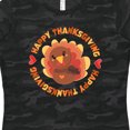 thumbnail image 4 of Inktastic Happy Thanksgiving with Cute Turkey Women's T-Shirt, 4 of 5