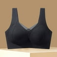thumbnail image 6 of Amidoa 18-Hour Ultimate Lift Bras for Older Women Training Push-up Black Solid Bralette Women Lingerie L, 6 of 9