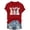 Red, variant on Tnhcen Women's Easter Bunny Print Graphic Tee Casual Short Sleeve Round Neck Plus Size S-3XL Cotton Spandex Polyester Stretchy Comfortable Spring Holiday Wear