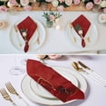 thumbnail image 2 of Red Marble Texture Cloth Napkins, Vintage Minimalism Abstract Ombre Art Washable and Reusable Dinner Napkins Set of 4, Table Napkin for Kitchen Party Birthday Wedding Hotel Housewarming 20"x20", 2 of 8