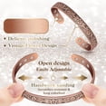thumbnail image 3 of Wollet Floral Copper Magnetic Bracelets for Women, Magnetic Pure Copper Jewelry  Set, 3 of 6