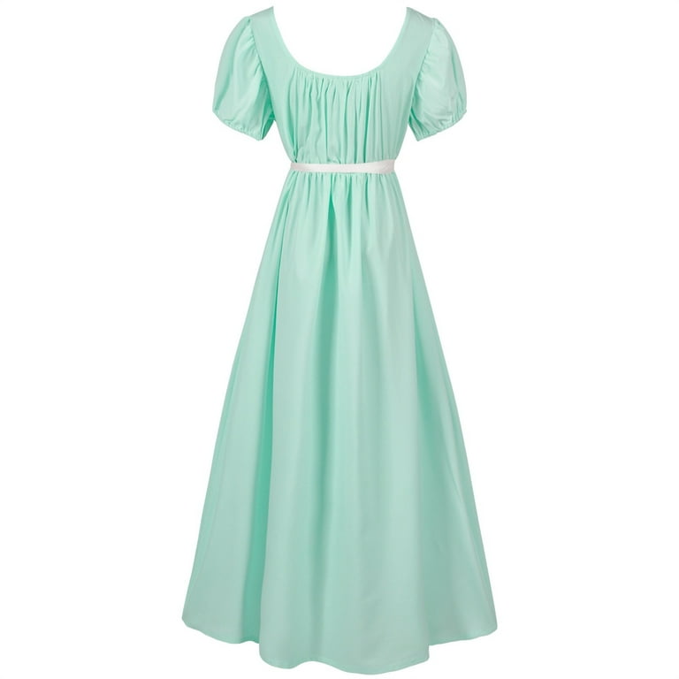 short satin puff sleeve dress with empire waist Sunset Flower Print Empire Waist Satin Short Dress main image 1