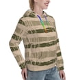 thumbnail image 3 of Hoodies for Women - Horizontal Striped Camouflage Comfrt Colour Drawstring Women'S Fashion Hoodies & Sweatshirts, Fall Outfits Clothes for Women 2024 Pullover with Kangaroo Pocket, 3 of 7