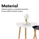 thumbnail image 4 of Conjunto de 2 Mesas de Centro Modernas y Minimalistas para Sala Recibidor o Recamara Mesa Auxiliar para Hogar Interiores y Exteriores, 4 of 6