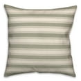 thumbnail image 2 of Creative Products Green Stripe 18 x 18 Spun Poly Pillow, 2 of 3