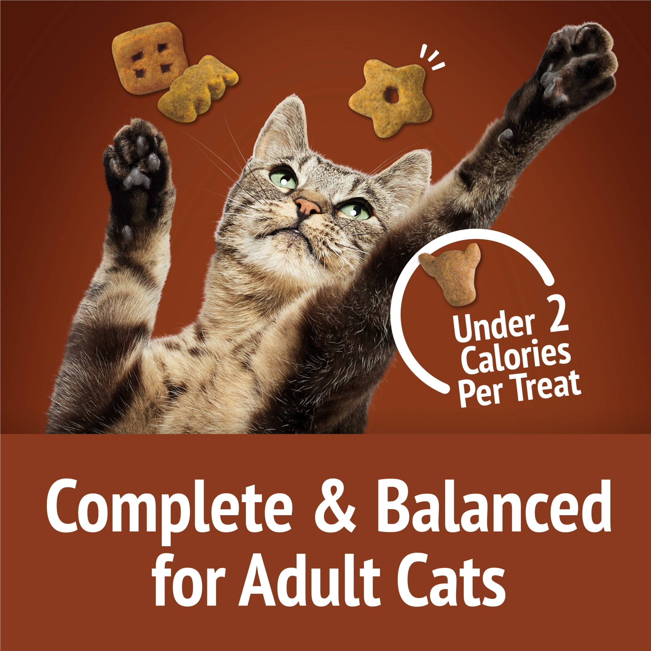 (10 pack) Purina Friskies Party Mix Wild West Crunch Cat Treats, Beef, Liver, & Cheddar, 2.1 oz Bag