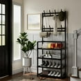 thumbnail image 4 of Ftwytp Shoe Rack and Coat Hanger, Space-Saving Organizer for Shoes and Clothes, Versatile Storage Stand for Entryway, 4 of 6