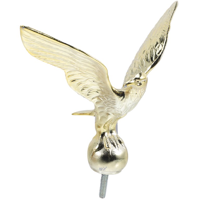 Flag Pole Eagle Finial Topper Ornament Alloy Eagle Finial for Outdoor  Garden Flag Pole