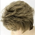 thumbnail image 3 of EKKIMIMI Short Wigs For Women Short Wavy Bob Wig With Bangs For Women Glueless Wigs Synthetic Fiber Wigs Blonde Bob Wig Hair, 3 of 8