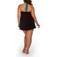 Catalina Women's PlusSize Sporty Colorblock OnePiece Swimdress