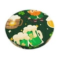 thumbnail image 1 of Disketp St Patrick's Day10 Funda Redonda para Taburete, Funda de Cojín para Silla de Bar Suave y Elástica-12 inch, 1 of 7