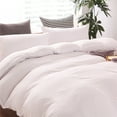thumbnail image 3 of 1PC Quilt Cover + 1PC Pillow Case Bedding Set, Machine Washable Washable Cotton Soft Bed Duvet, 3 of 8