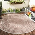 thumbnail image 3 of SAFAVIEH Outdoor CY8734-36512 Courtyard Lt Beige / Terracotta Rug, 3 of 10