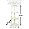 thumbnail image 4 of Tenby Living Corner Shower Caddy - 4 Shelf Shower Organizer Caddie with Movab., 4 of 10