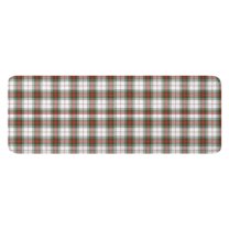 Green and Red Christmas Plaid Pattern Kitchen Rug Mat,Kitchen Runner Rugs Non Skid Washable,Decorative Kitchen Floor Mats for Kitchen,Sink,Laundry,17"x47.2"
