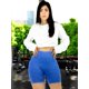 thumbnail image 4 of Biker Short Mujer Unitalla Stretch Shore Dama Chores Gym Talle Alto, 4 of 5