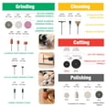 thumbnail image 2 of Kit de accesorios para herramientas rotativas WORKPRO 306PCS para Dremel, 2 of 9