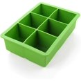 thumbnail image 1 of Silicone Large Ice Cube Tray Silicone Ice Mold - Make 6 Pieces 2 Inch Ice Cube for Whiskey Drinking, A Must-Have for Cooling Bar Drinks Make Fun Ice F, 1 of 5