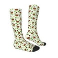 thumbnail image 4 of Lsque Cute Bear Printed Crew Socks Men's Women's LightWeight Thin Casual Calf Socks ,Knee High Socks,Cotton Socks, 4 of 9