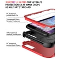 thumbnail image 6 of Diverbox for iPhone 8 Plus Case iPhone 7 Plus Case [Shockproof] [Dropproof] [Dust-Proof],Heavy Duty Protection Phone Case Cover for Apple iPhone 8 Plus & 7 Plus (Red), 6 of 7