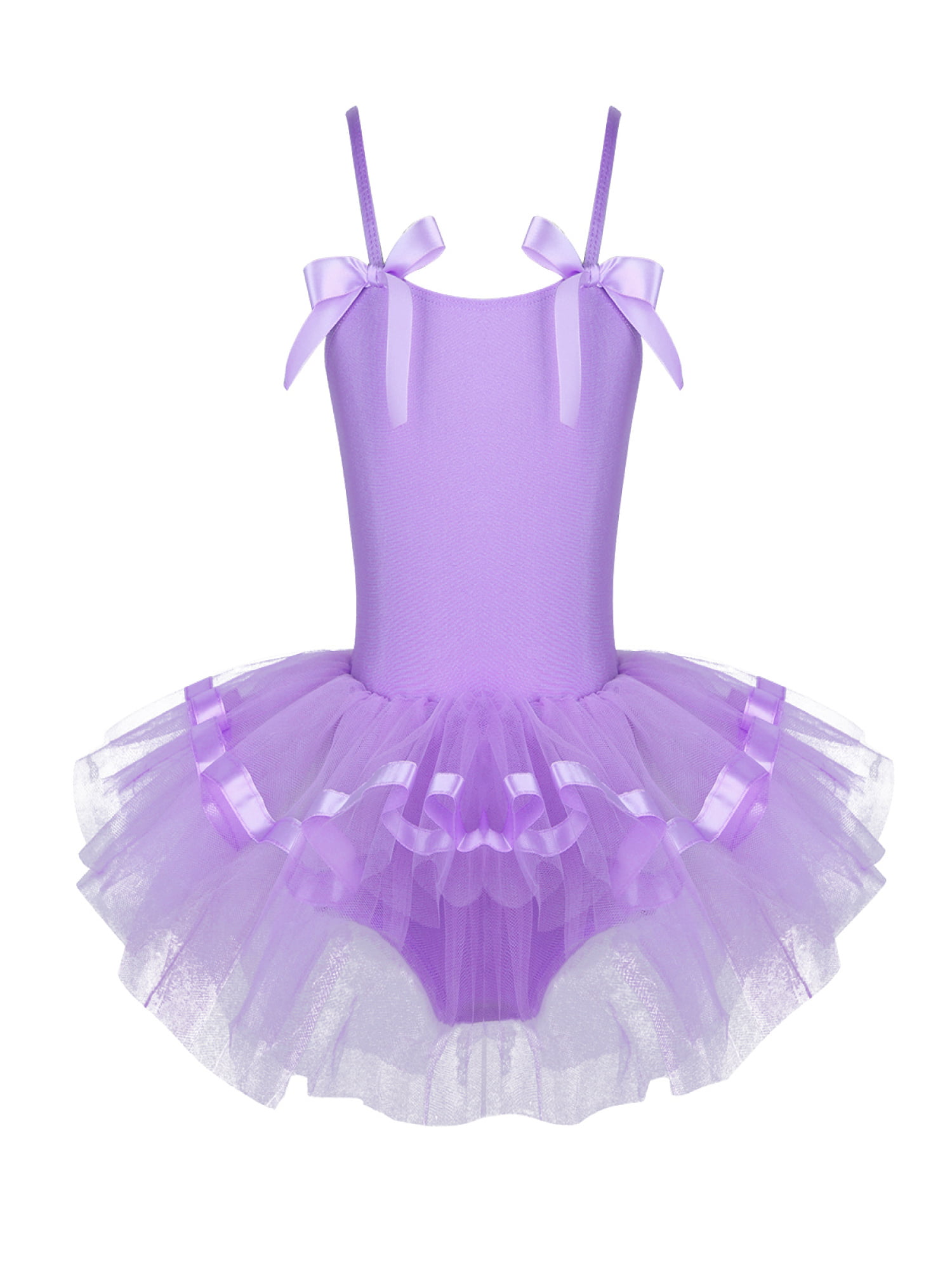 iiniim Girls Spaghetti Sequined Ballet Dance Tutu Dress Gymnastic Leotard Skirt Ballerina Fairy Costume 