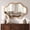 Natural Wood, variant on The Sanctuary Natural Wood Color 24"x36" Cloud Shape Solid Wood Franme Decorative Mirror, For Living Room Bedroom Dining Room