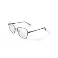 thumbnail image 2 of Bio Eyes Women's Hazel Square Prescription Eyeglasses with Case, Pink/Gold, 2 of 6