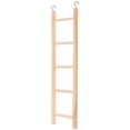 thumbnail image 3 of Escalera para jaula de loros, escalera para pájaros de madera, escalera para morder pájaros, juguete para moler pájaros, escalera para escalar, 3 of 6