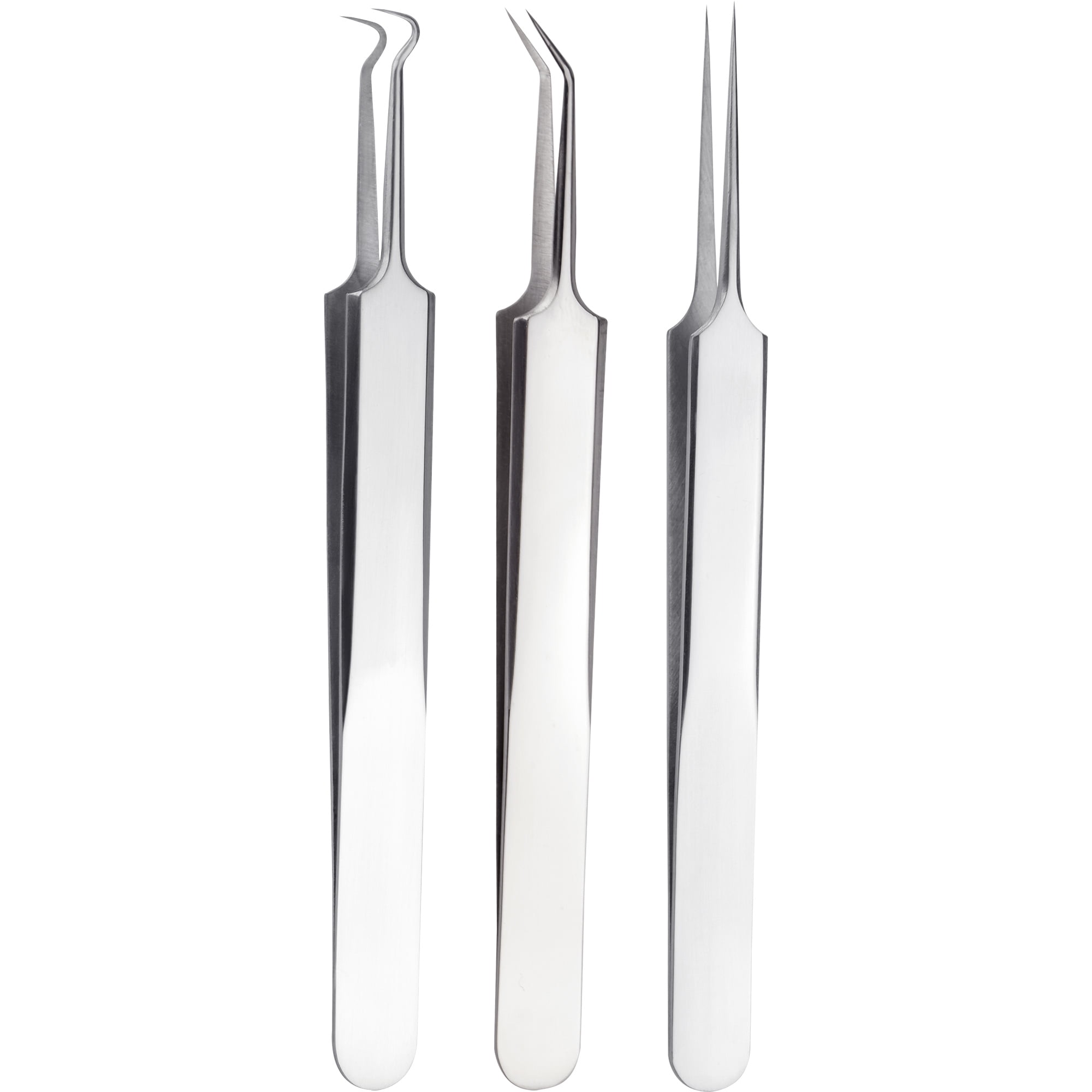 Stainless Steel Blackhead Remover Kit DoubleEnd Bend Curved Hook