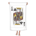 thumbnail image 1 of Club K Playing Cards Pattern Hand Towel Bath Facecloth Soft Cotton Washcloth, 1 of 4
