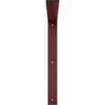 thumbnail image 3 of Ekena Millwork 2"W x 18"D x 18"H Hamilton Steel Bracket, Hammered Bright Red, 3 of 11