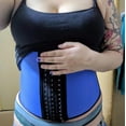 thumbnail image 5 of VASLANDA Waist Trainer for Women Weight Loss Corset Latex Waist Cincher Fajas Hourglass Body Shaper with Steel Bones, 5 of 7