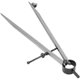 thumbnail image 3 of Feather Divider, Adjustable Locking Precision Spring Divider Caliper Compass With Pen Holder Turning Tool (250mm), 3 of 5