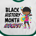thumbnail image 4 of Inktastic Black History Month Rocks- Girl with Guitar Boys or Girls Baby Bib, 4 of 4